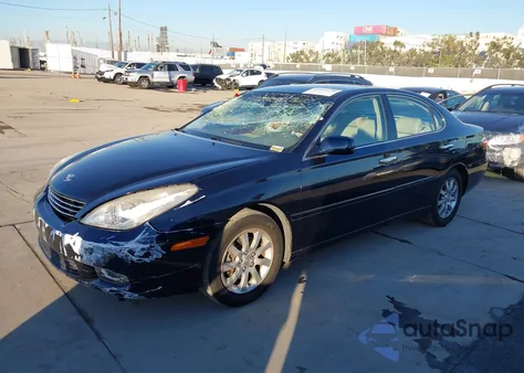 2002 Lexus Es 300 из США, поврежденный, VIN JTHBF30G420039701
